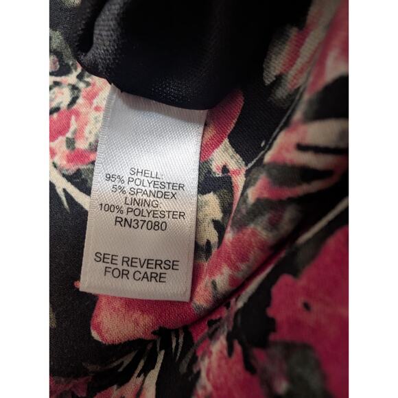 Cato Sheath Dress Womens 18/20 W Floral Colorful Spring Business Sleeveless - Picture 6 of 8